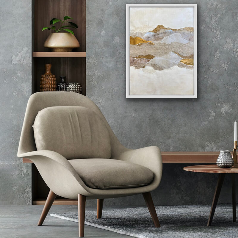 Golden Abstract Wave
