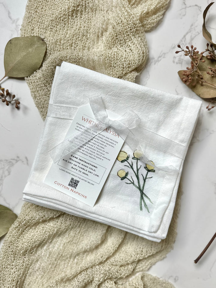 Cloth Napkins: Florals