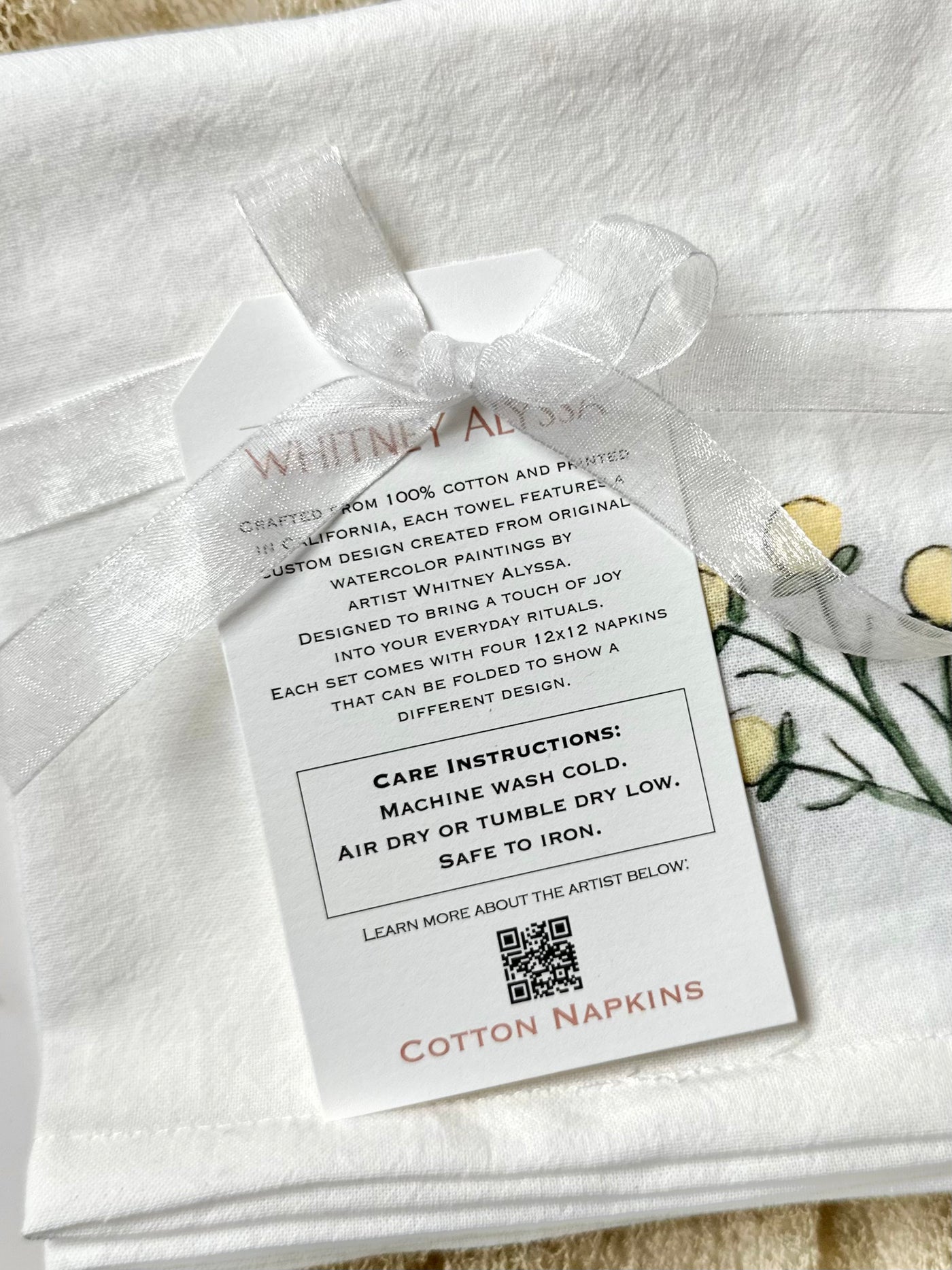Cloth Napkins: Florals