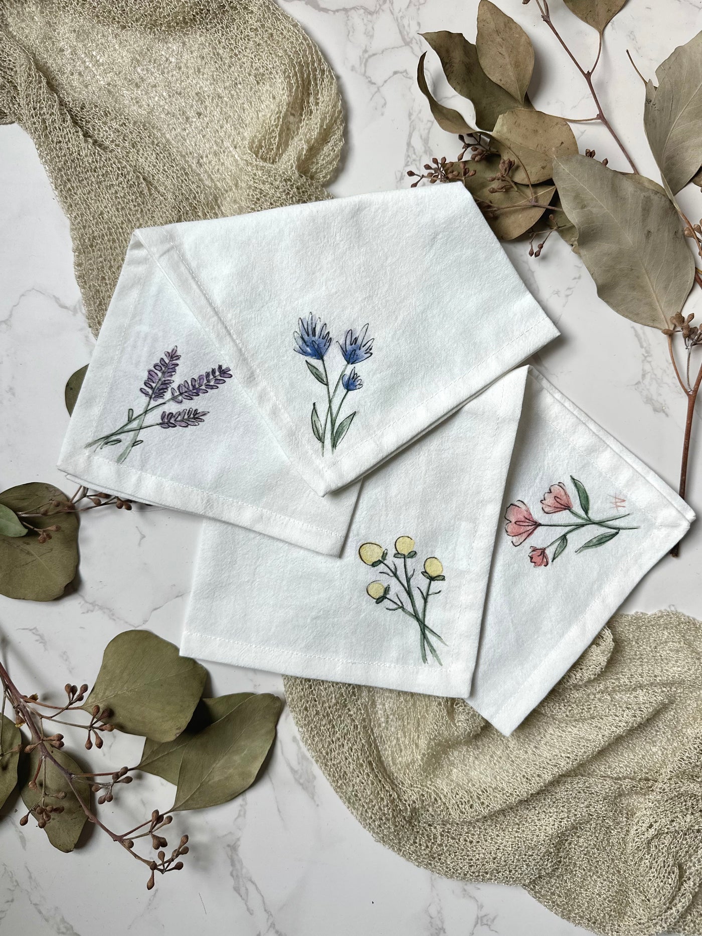 Cloth Napkins: Florals