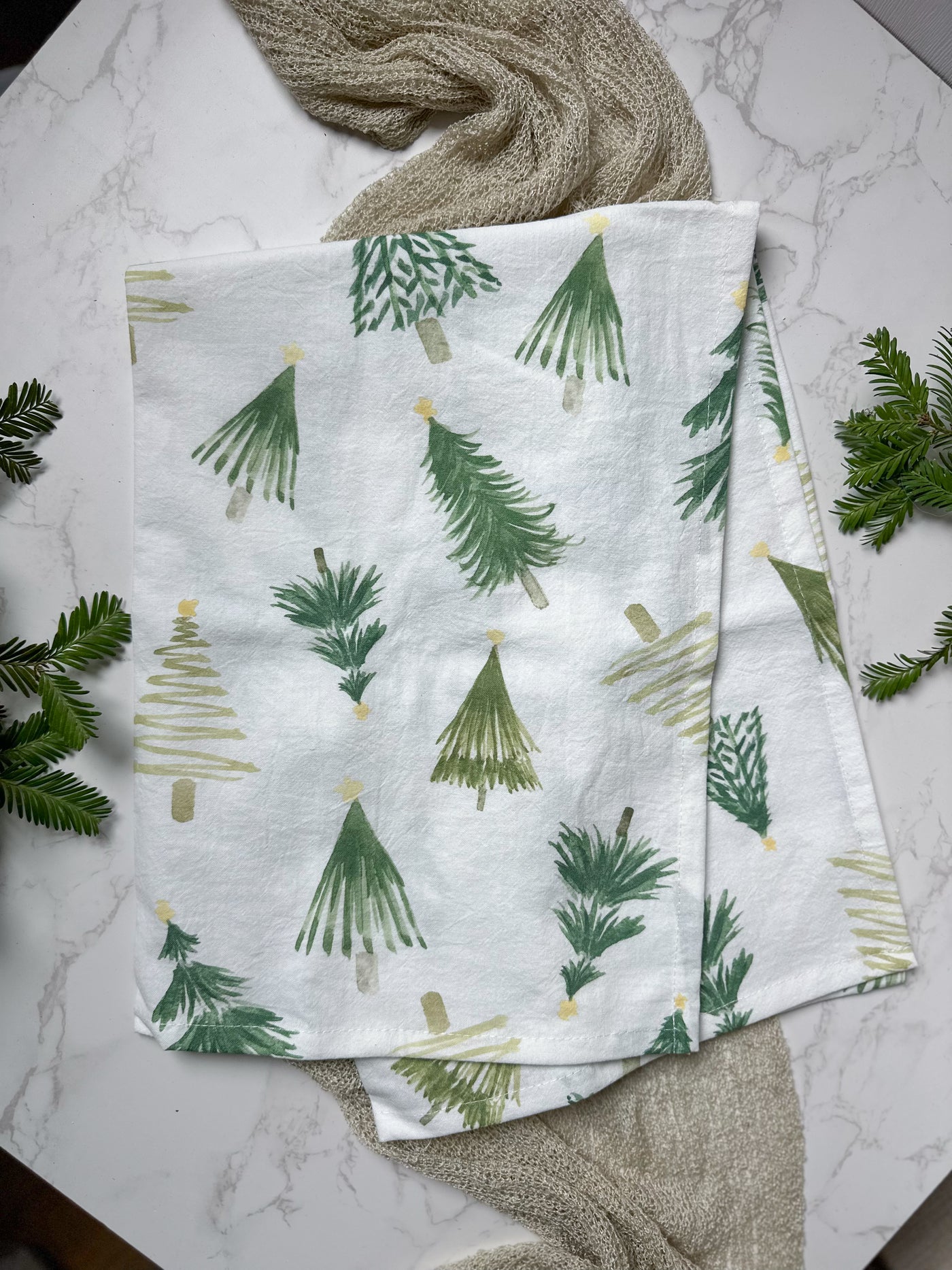 Tea Towel: Holiday Tree Edition