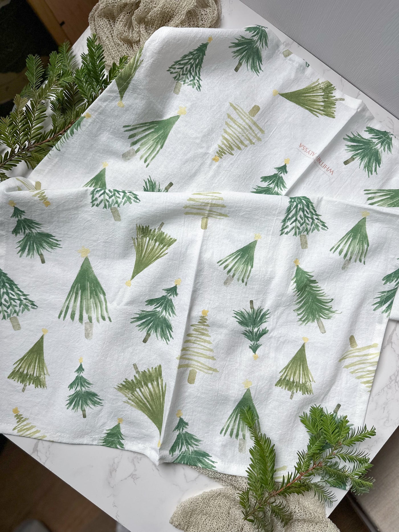 Tea Towel: Holiday Tree Edition