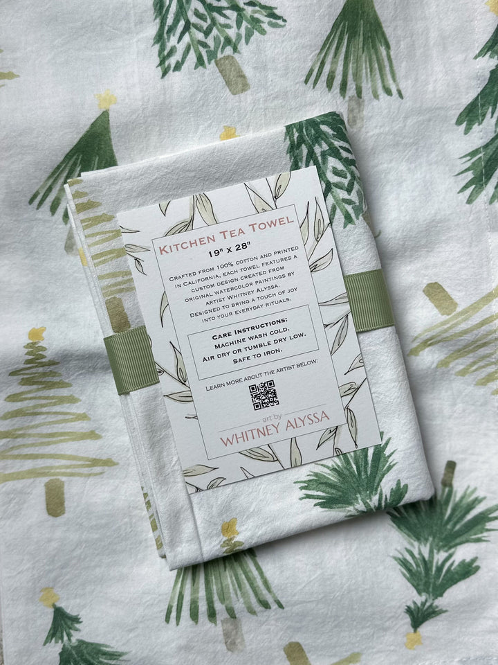 Tea Towel: Holiday Tree Edition