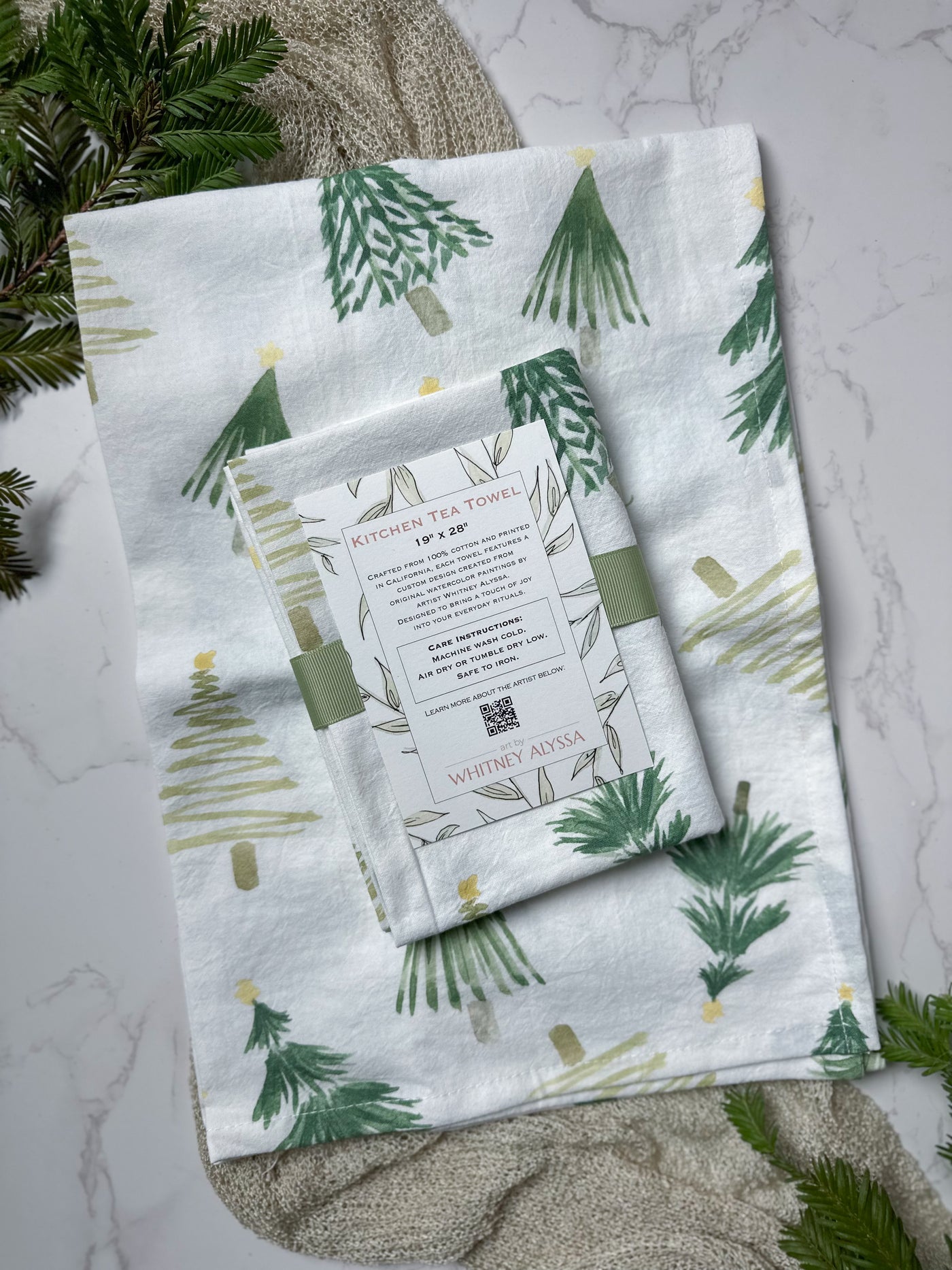 Tea Towel: Holiday Tree Edition