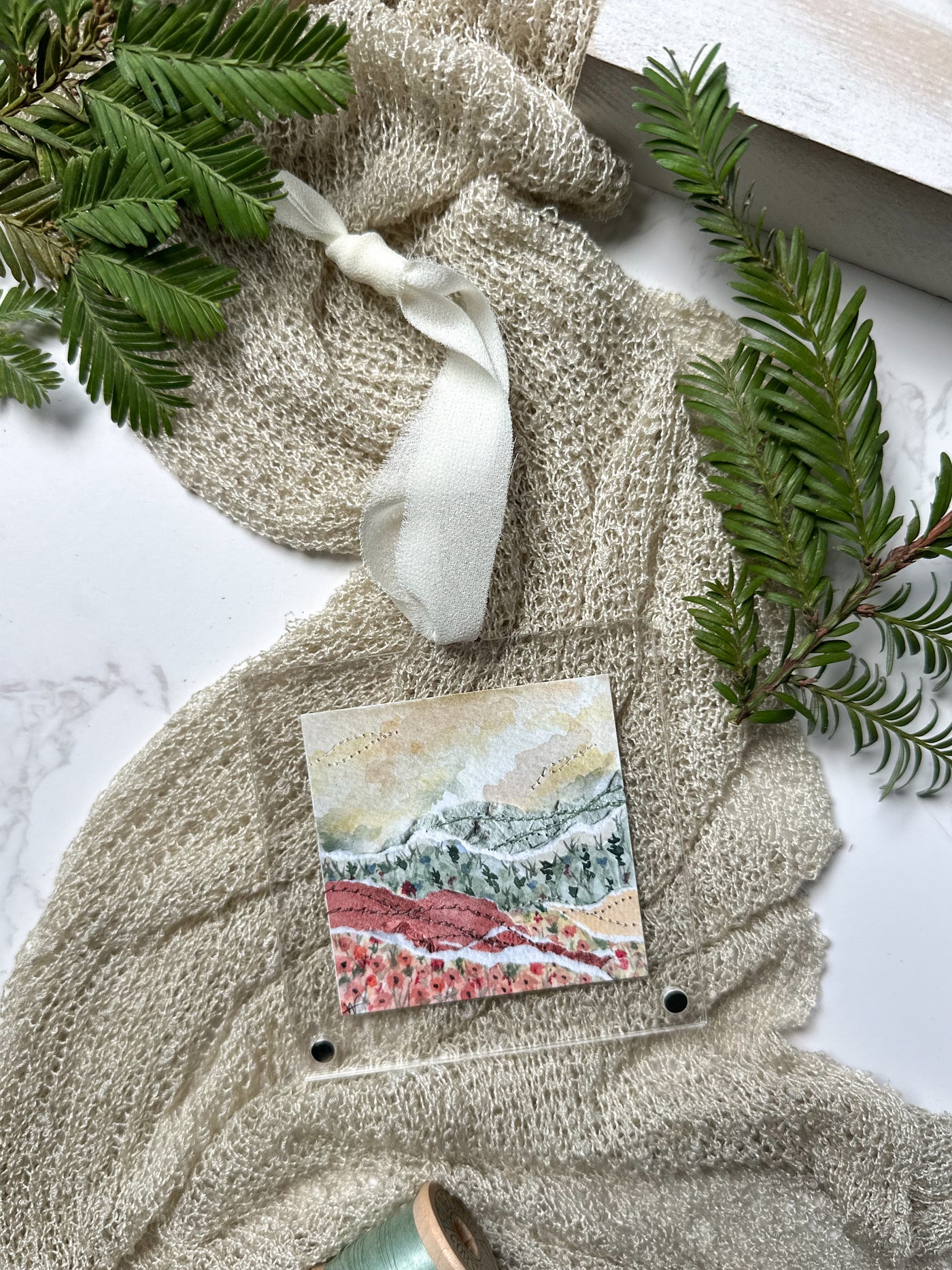 Super Bloom Ornament - Acrylic Frame