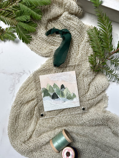 Winter Forest Ornament - Acrylic Frame