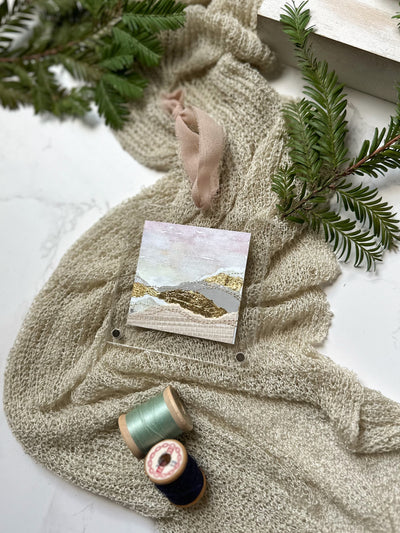 A Touch of Gold Ornament - Acrylic Frame