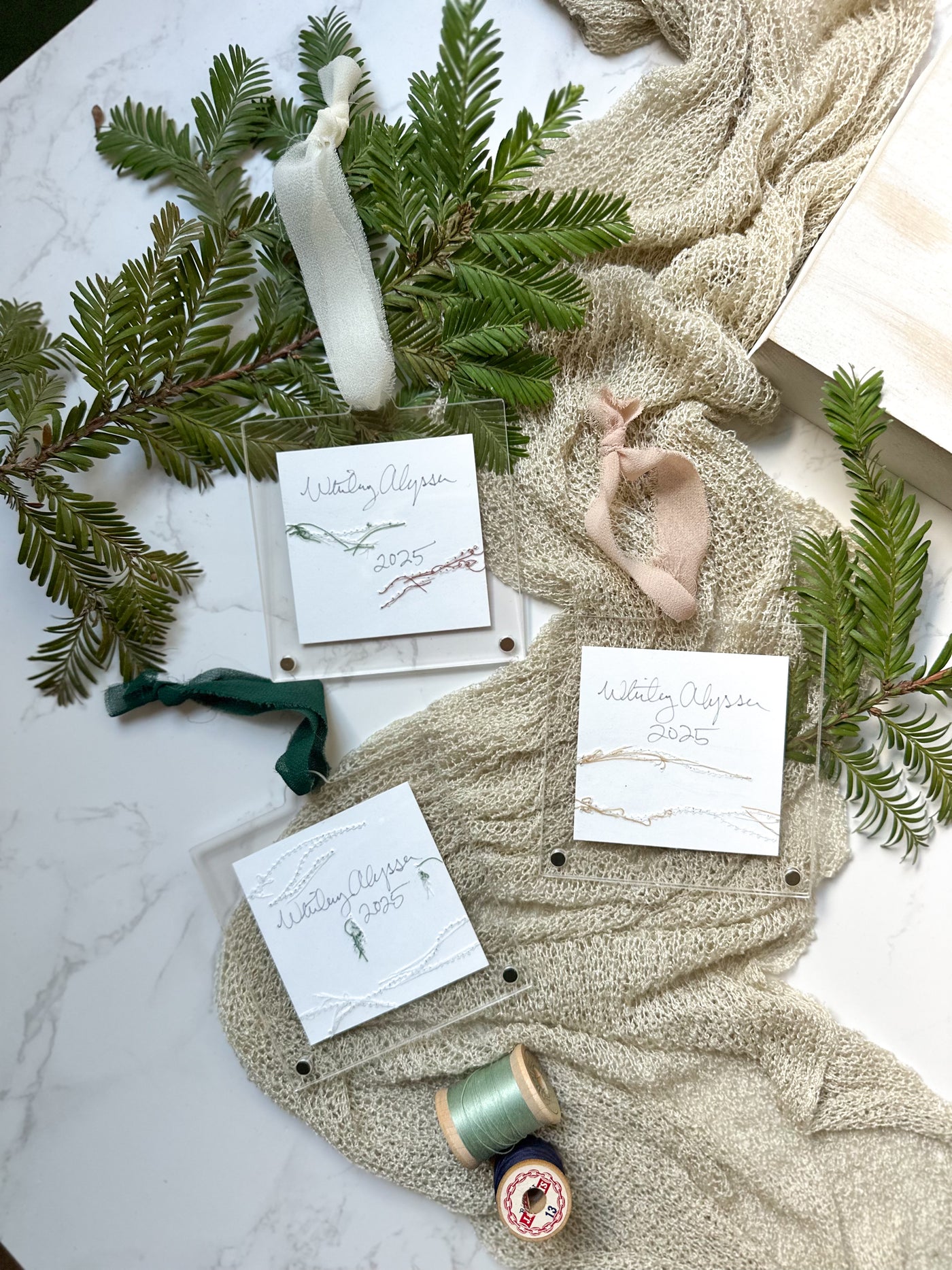 Winter Forest Ornament - Acrylic Frame