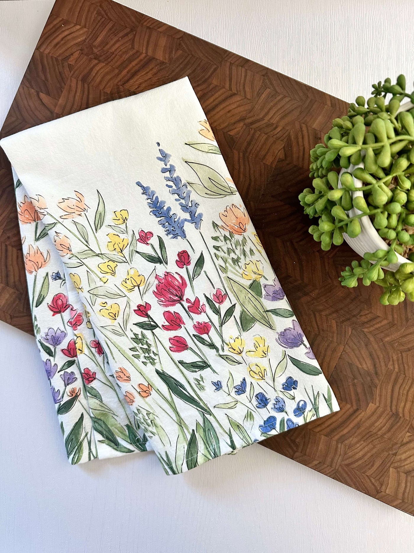 Tea Towel: Wildflowers