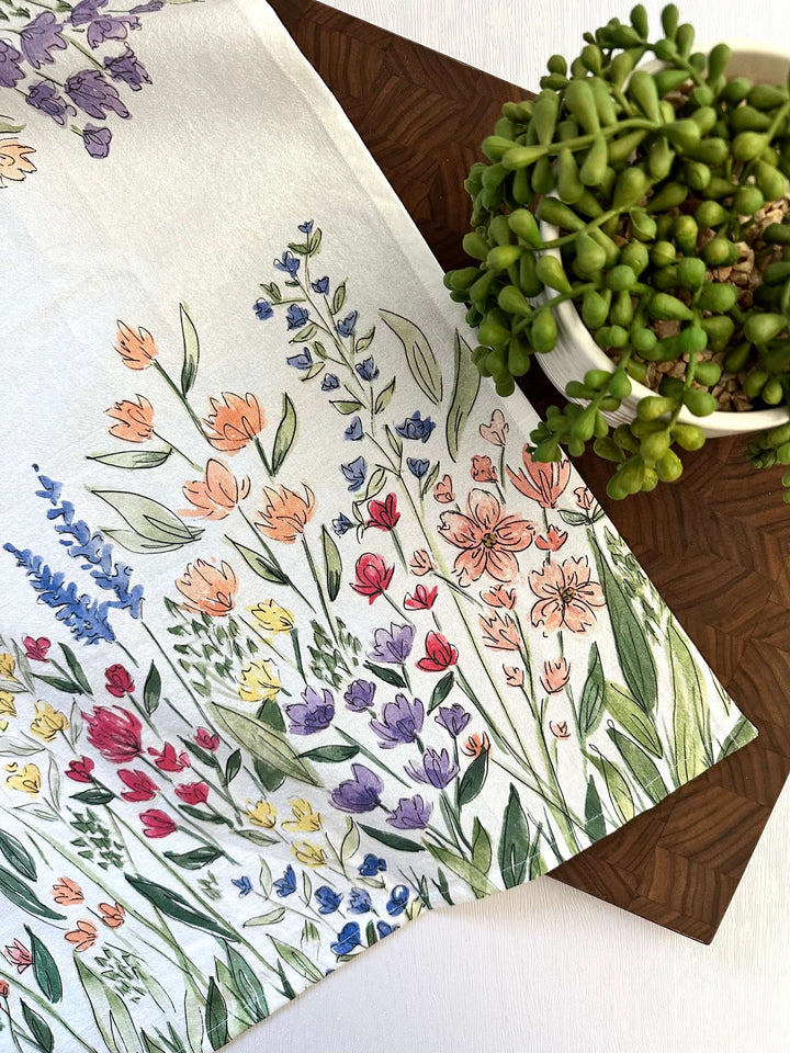 Tea Towel: Wildflowers