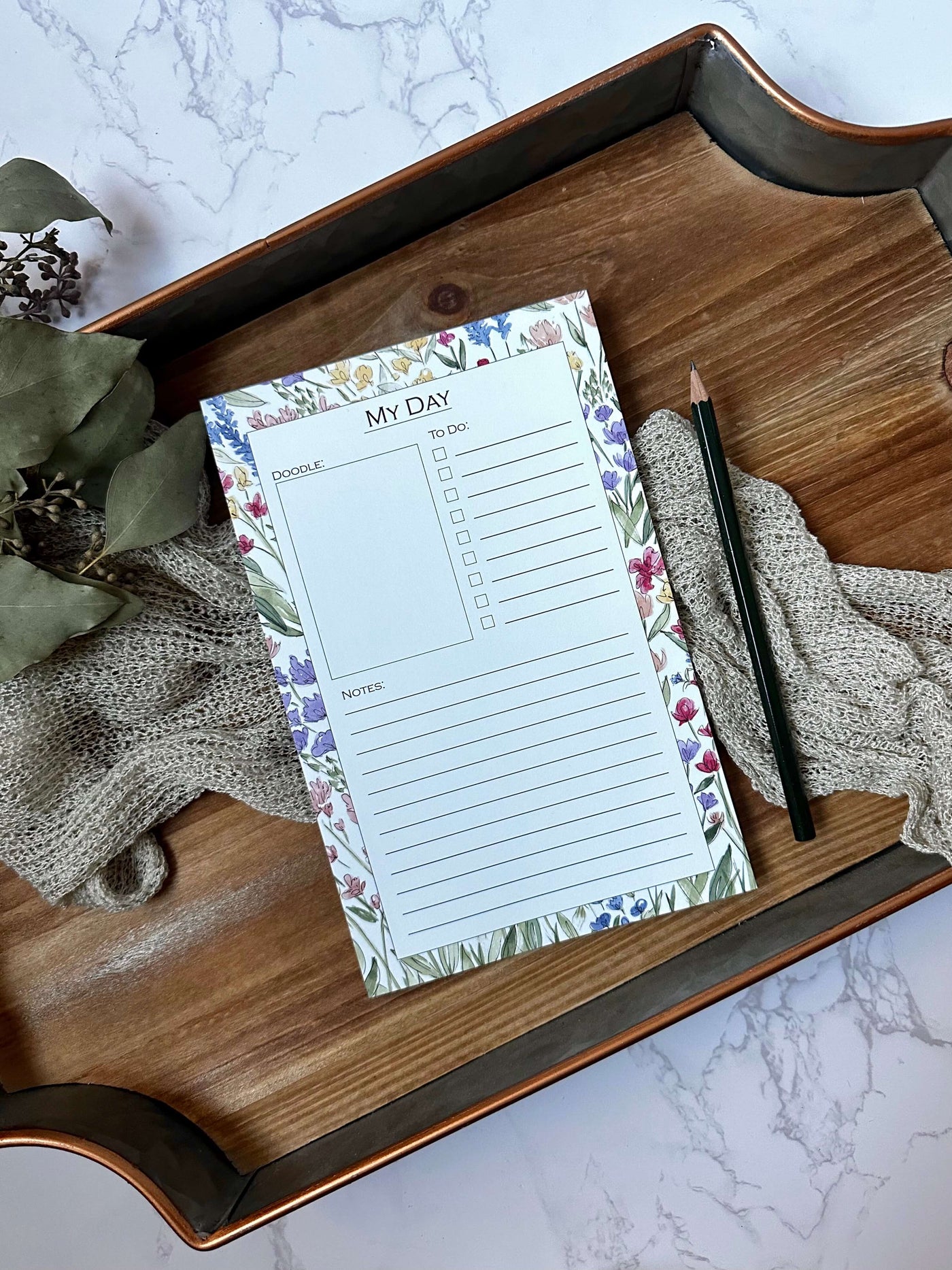 My Day Wildflower Notepad