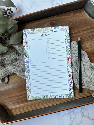 My Day Wildflower Notepad