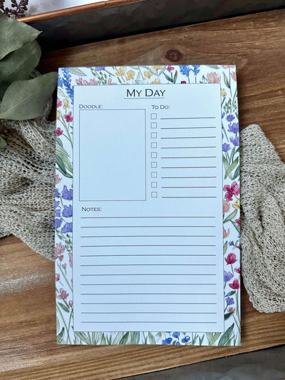 My Day Wildflower Notepad