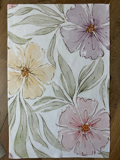 Pre-Order Kitchen Towel: Large Flowers