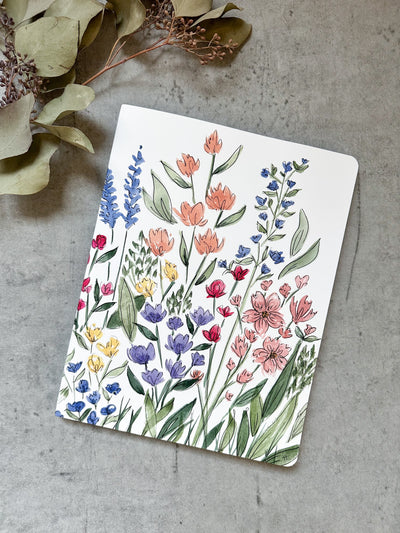 Notebook: Wildflowers