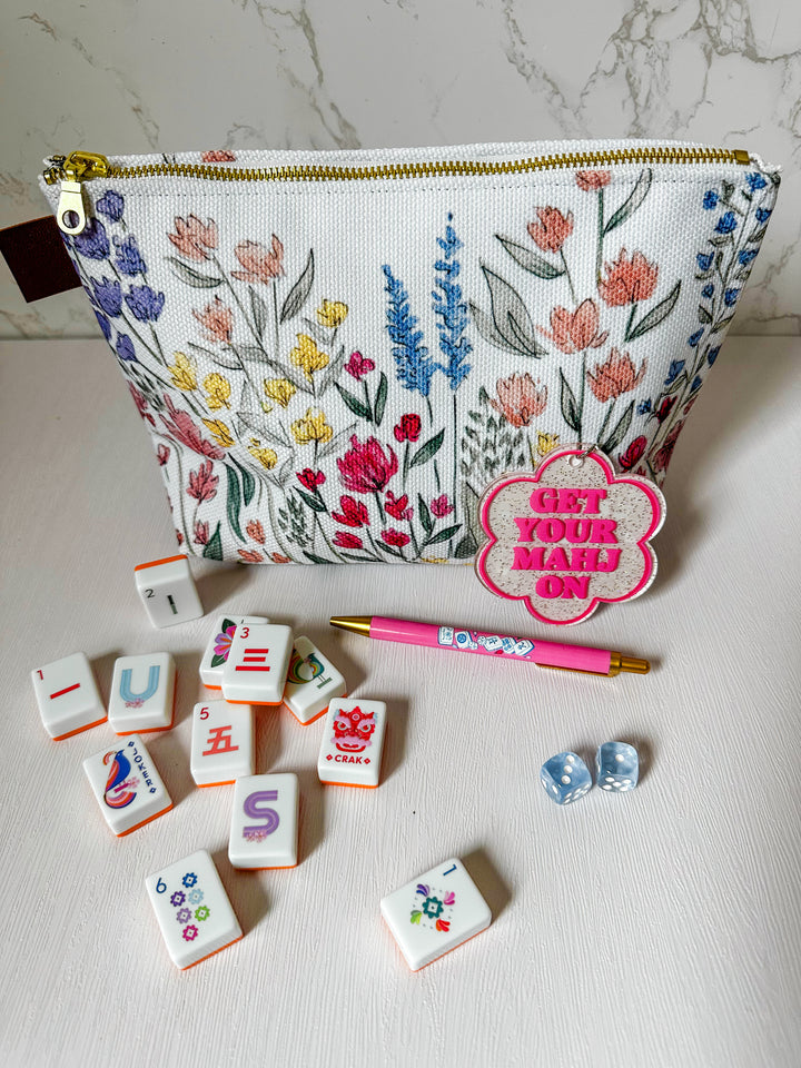 Small Travel Bag: Wildflowers