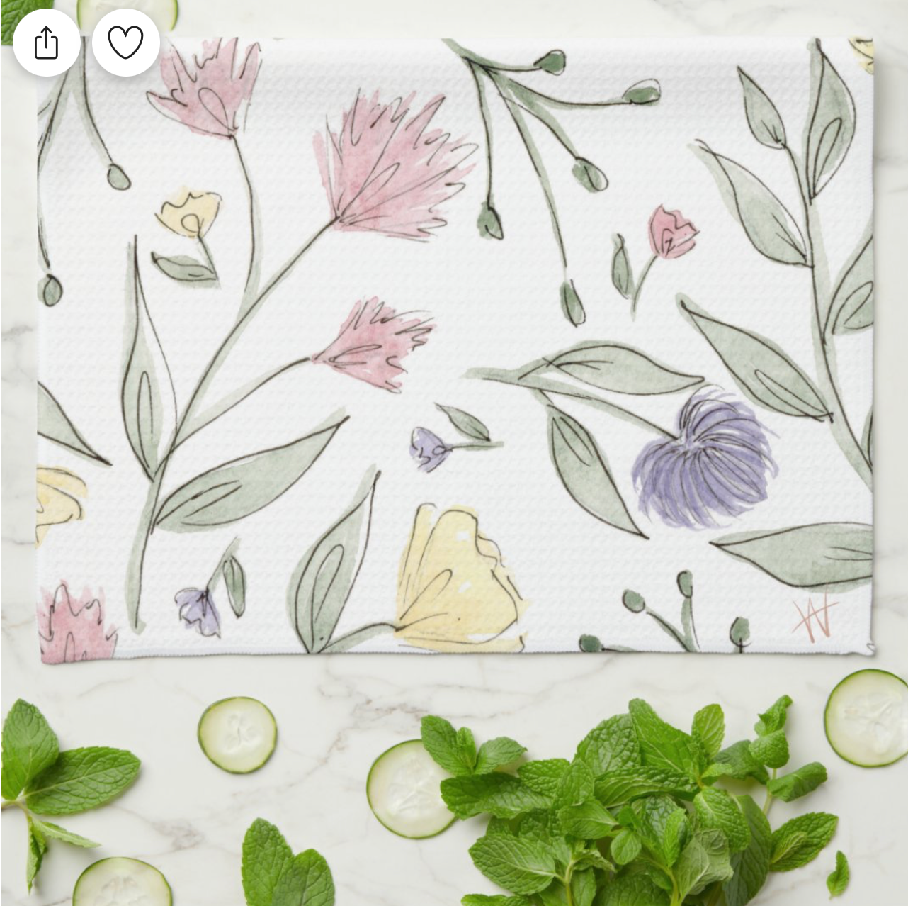 Pre-Order Kitchen Towel: Summer Flowers