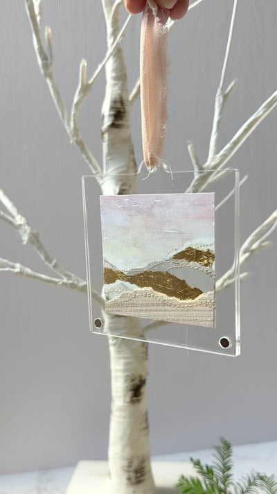 A Touch of Gold Ornament - Acrylic Frame