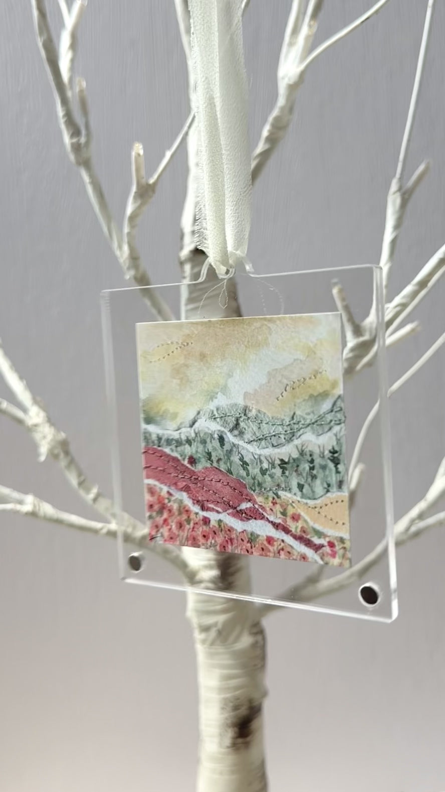 Super Bloom Ornament - Acrylic Frame