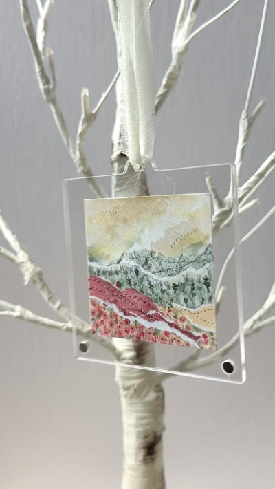 Super Bloom Ornament - Acrylic Frame