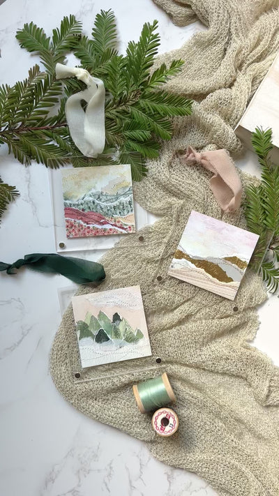 A Touch of Gold Ornament - Acrylic Frame